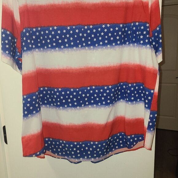 Cabana by Crown & Ivy July 4th Flag Shirt - Picture 9 of 10